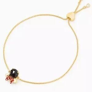 NEW Kate Spade Disney X Kate Spade New York  Black CZ Minnie Slider NWT